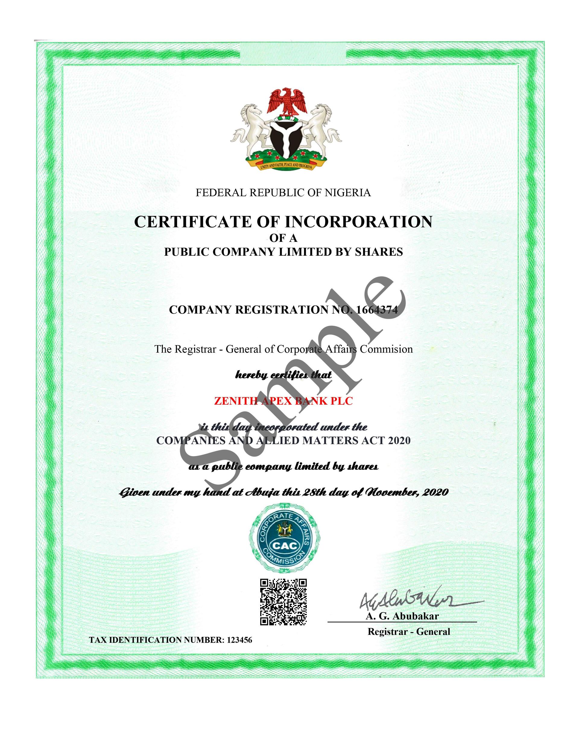 Nigerian entrepreneur receiving their CAC certificate, business logo, and website from FastCAC